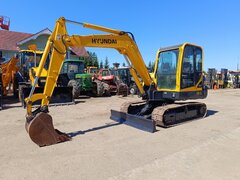 Miniexcavator pe senile Hyundai R60-7, 2008, 6 tone